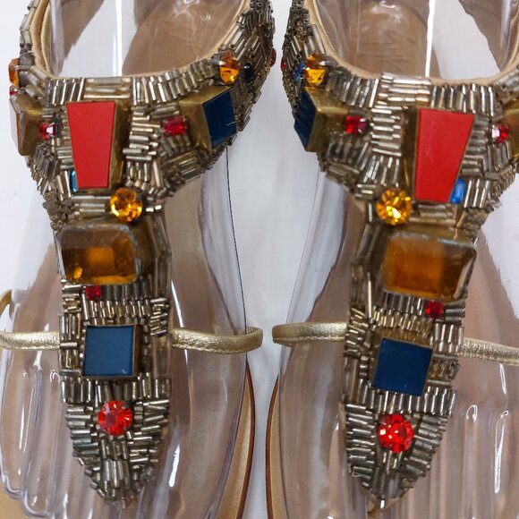 Giuseppe Zanotti Rhinestone Crystal Sandals Women's Size EU 37.5 & 38 - Picture 7 of 12